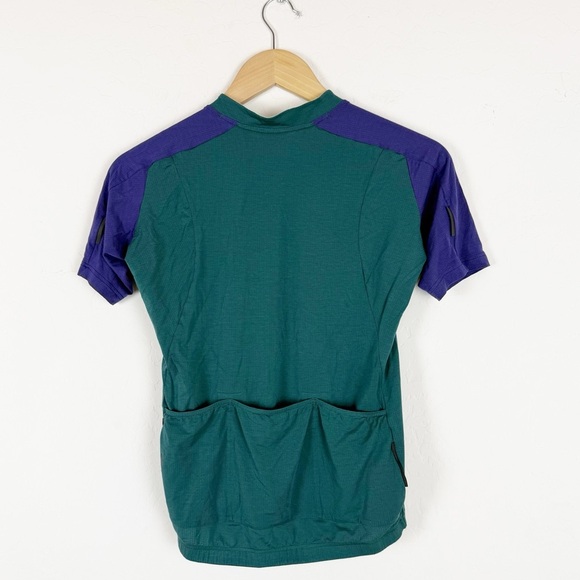 Velocio Men’s Micromodal Cycling Jersey With Pockets Deep Sea Zipperless - Picture 2 of 10